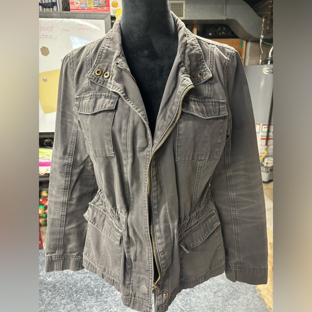 Merona women’s jacket. Gray. Size medium